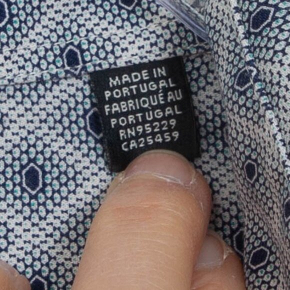 Ted Baker Sanlon Button Down Long Sleeve Slim Fit Shirt Mens Size 4 Large - Picture 5 of 8